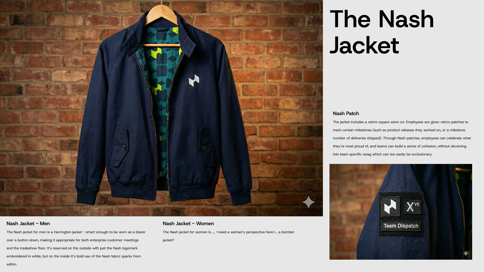 Employee jacket
